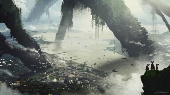 Les concepts arts du film annulé Légendes de la Garde